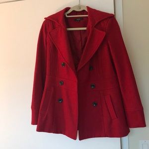 Red Peacoat